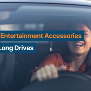 female driver singing