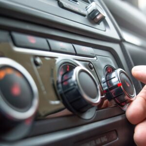 car ac and heater controls
