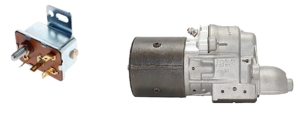 chrysler fender mounted starter relay