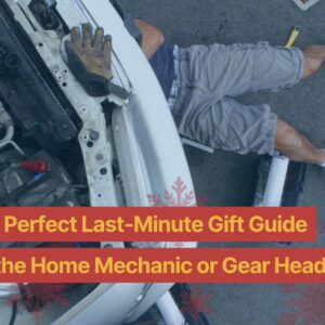 mechanic working on a car undercarriage