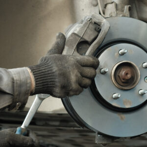 how to compress a brake caliper