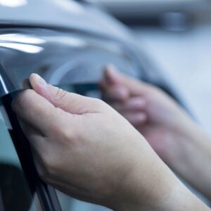 installing a car rain guard