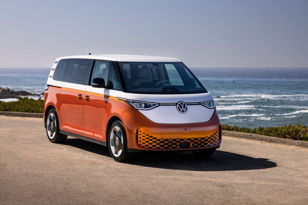 2025 volkswagen id. buzz awd orange volkswagen us media site