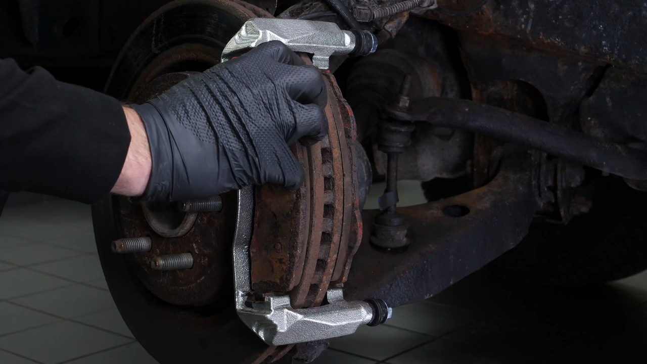 Remove the brake pads