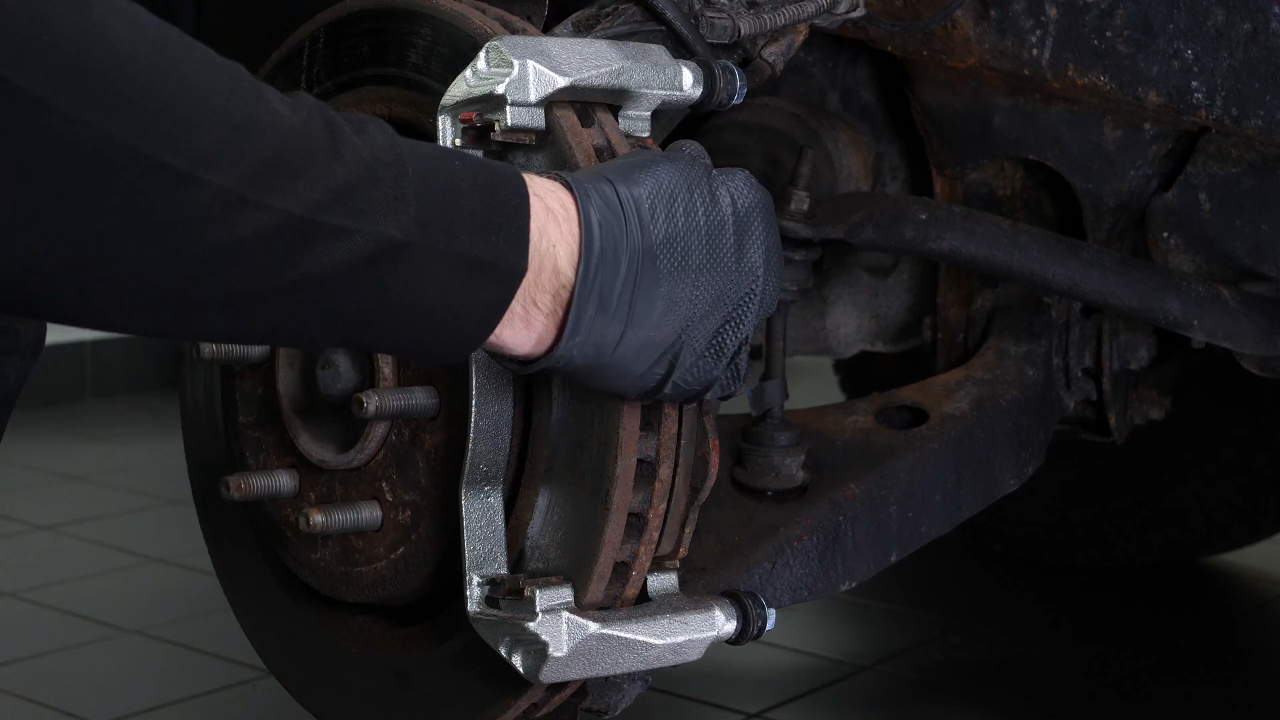 Remove the brake pads