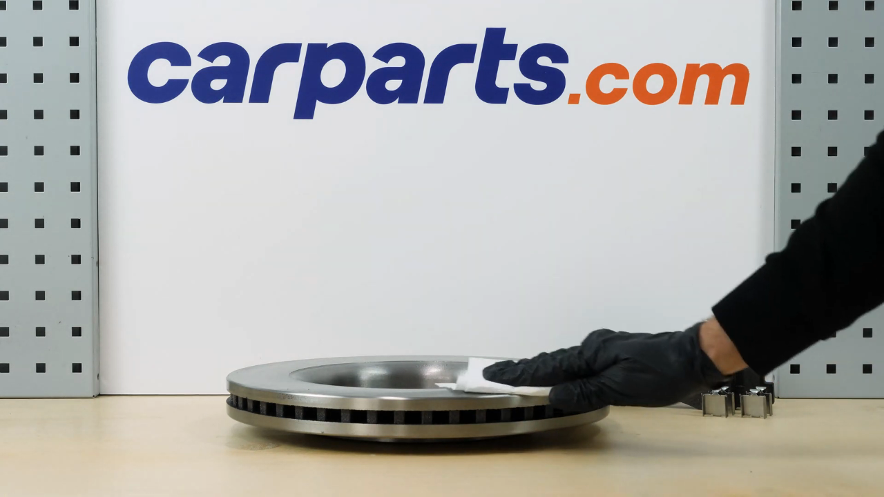 Install the new brake disc