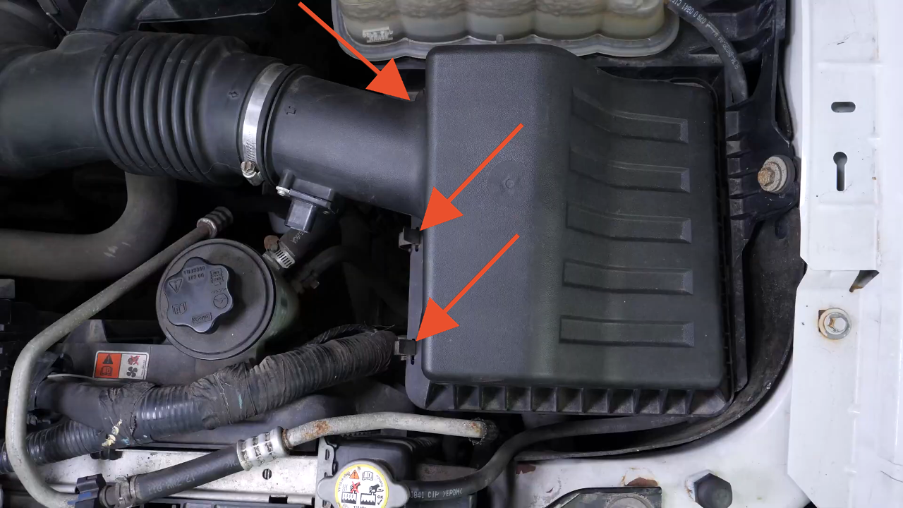 Access the air filter