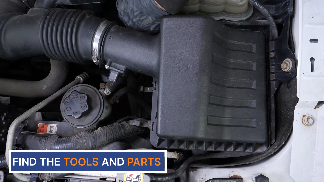 Access the air filter