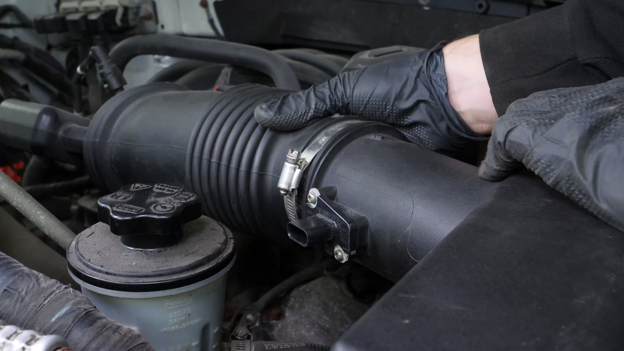 Access the air filter