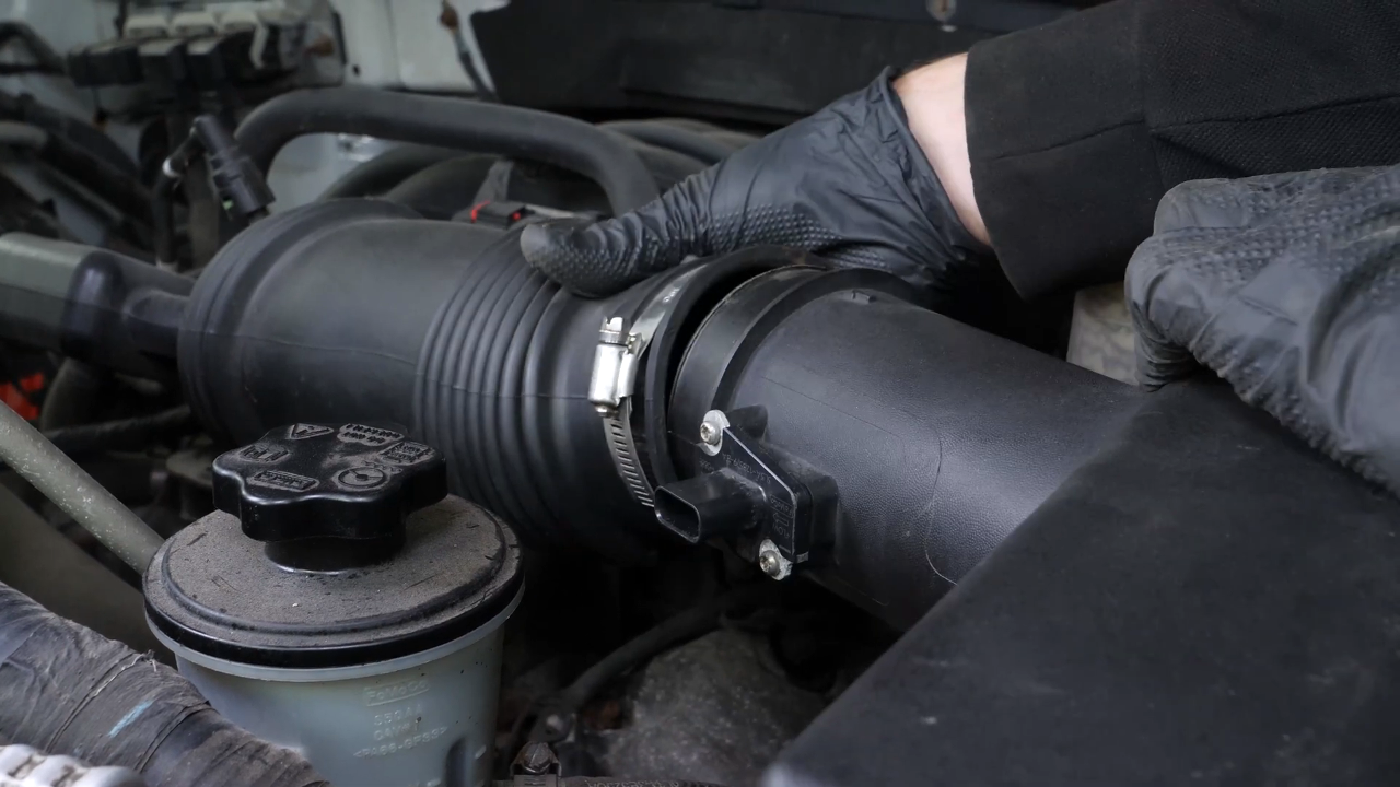 Access the air filter