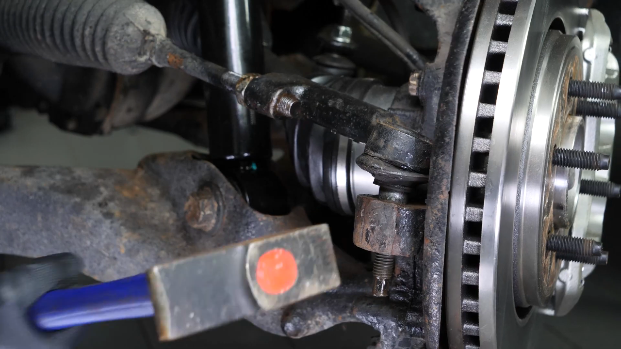Remove the outer tie rod