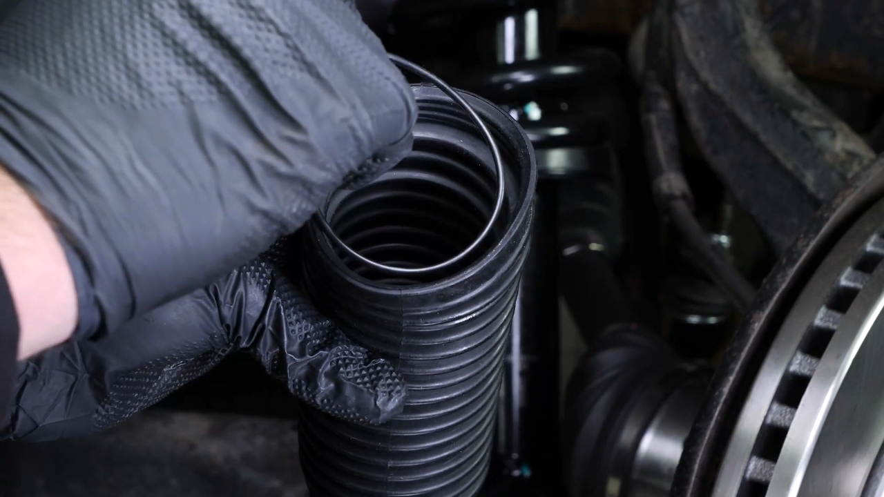 Install the protective sleeve