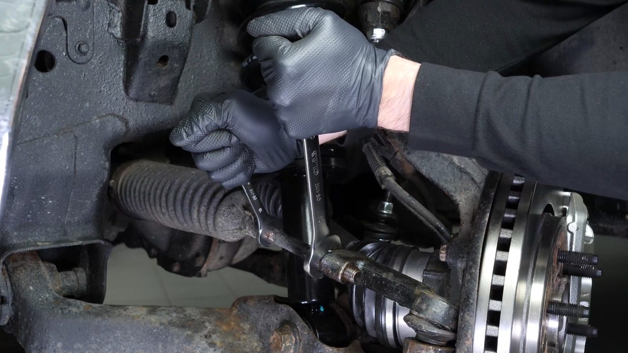 Loosen the locknut