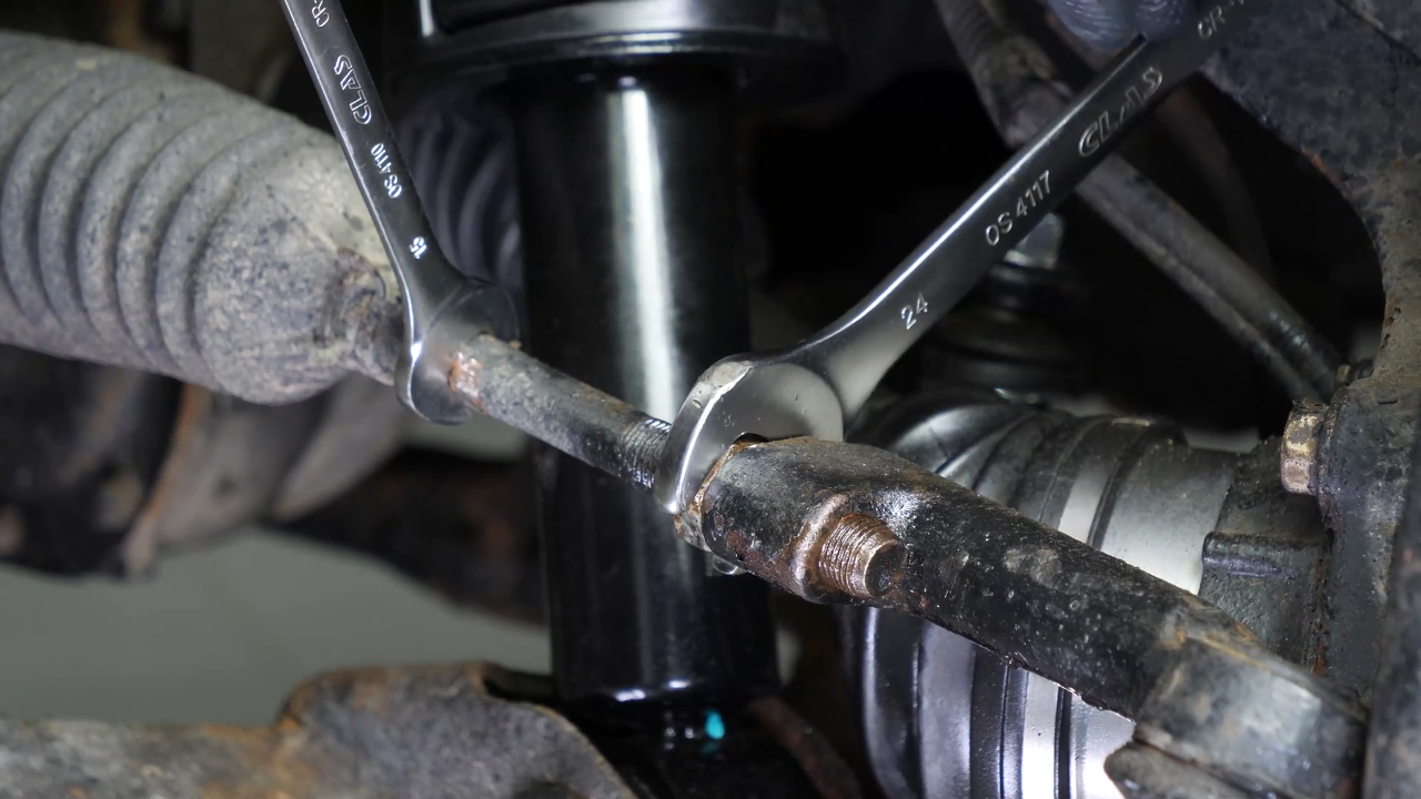 Loosen the locknut