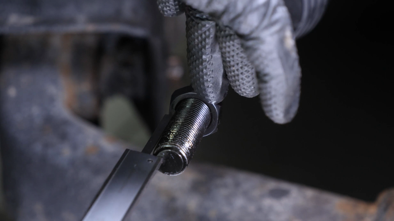 Install the locknut