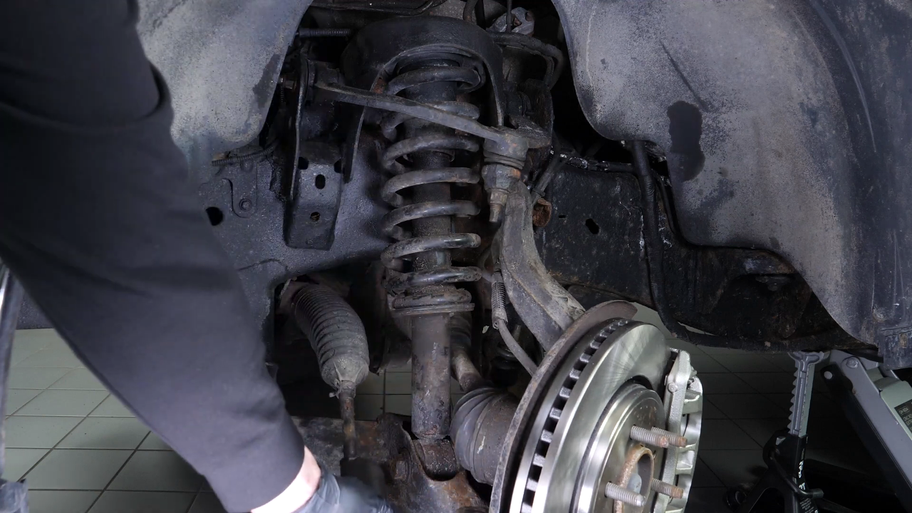 Remove the outer tie rod