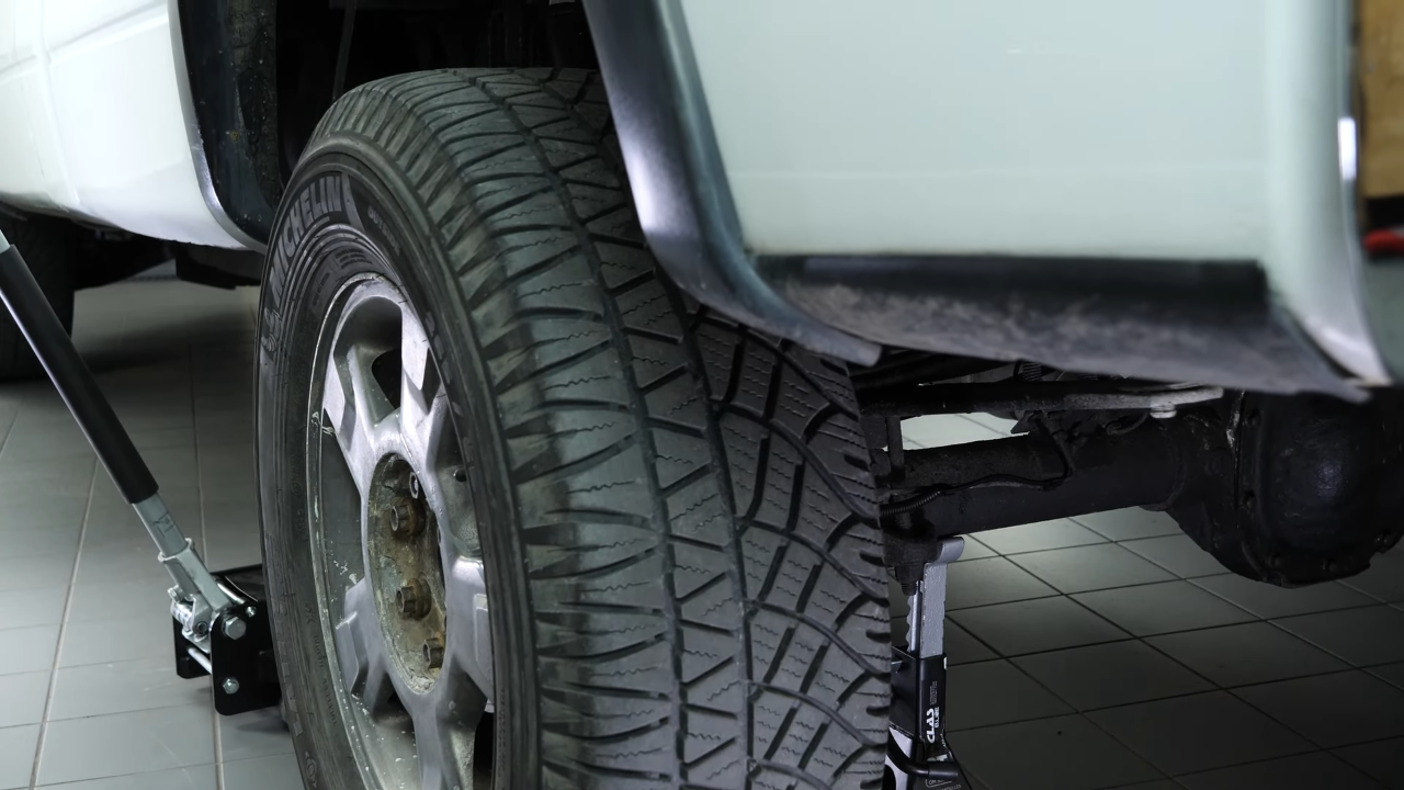 Lift the vehicle