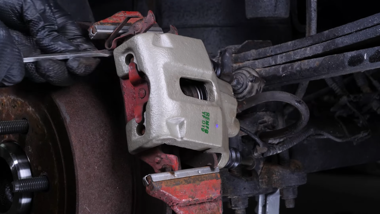 Remove the drum brakes
