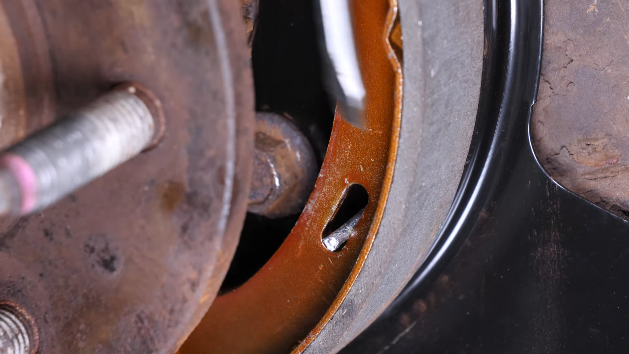Remove the brake shoes