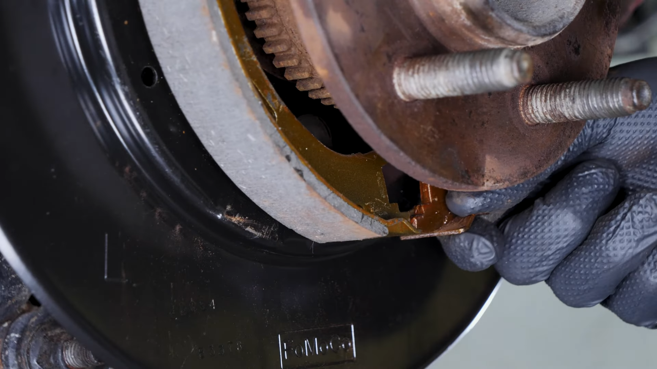Remove the brake shoes