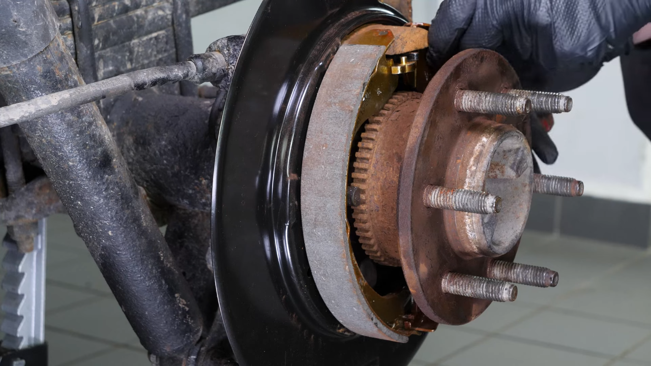 Remove the brake shoes