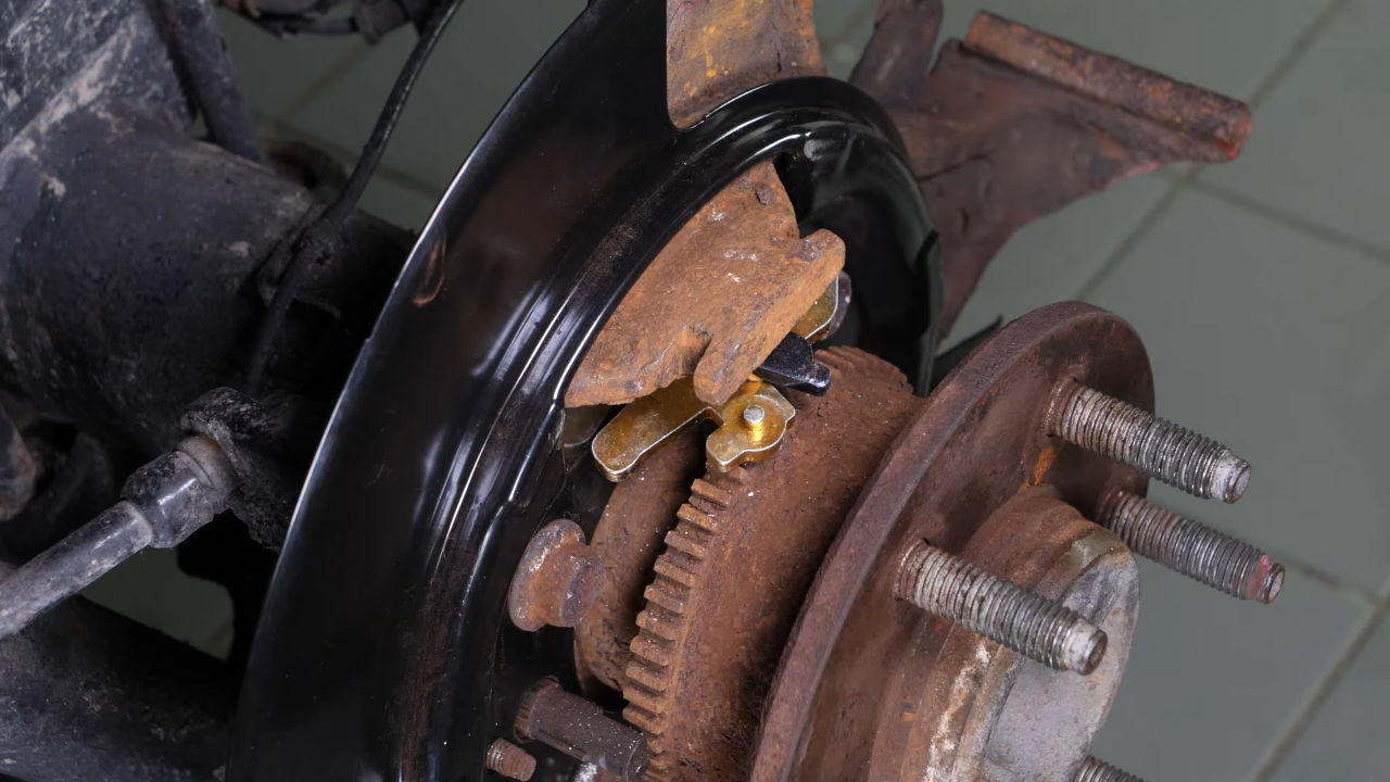 Remove the brake shoes