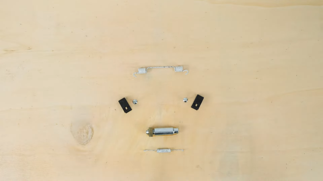 Install the brake shoes