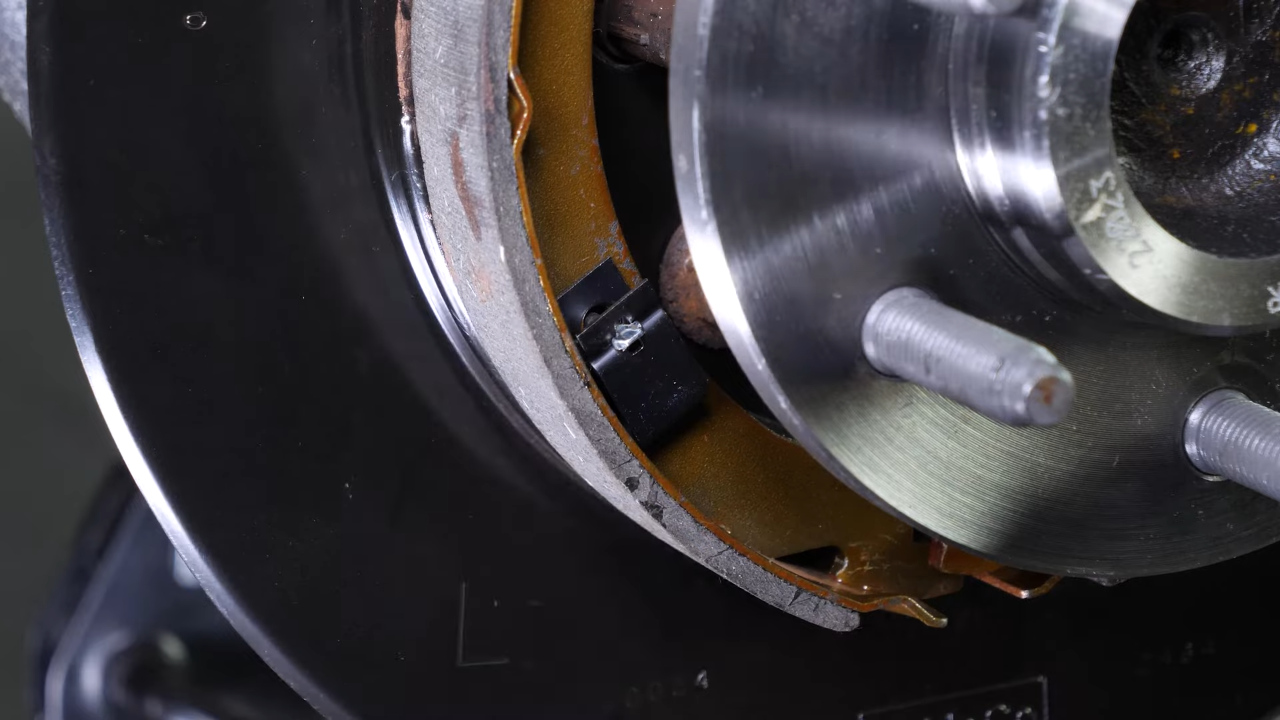 Install the brake shoes