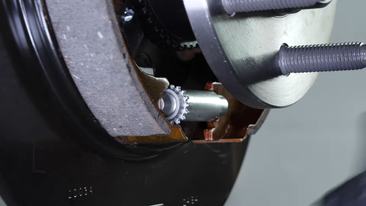 Install the brake shoes