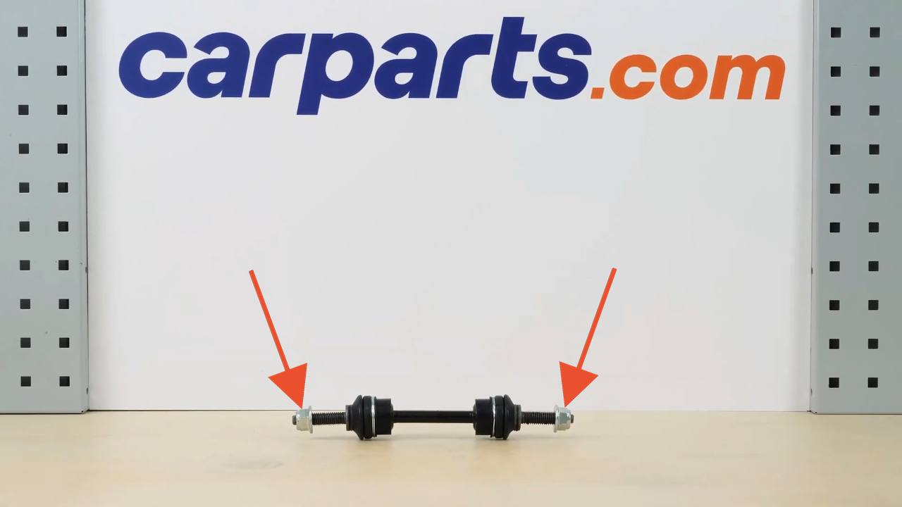 Install the new sway bar end link