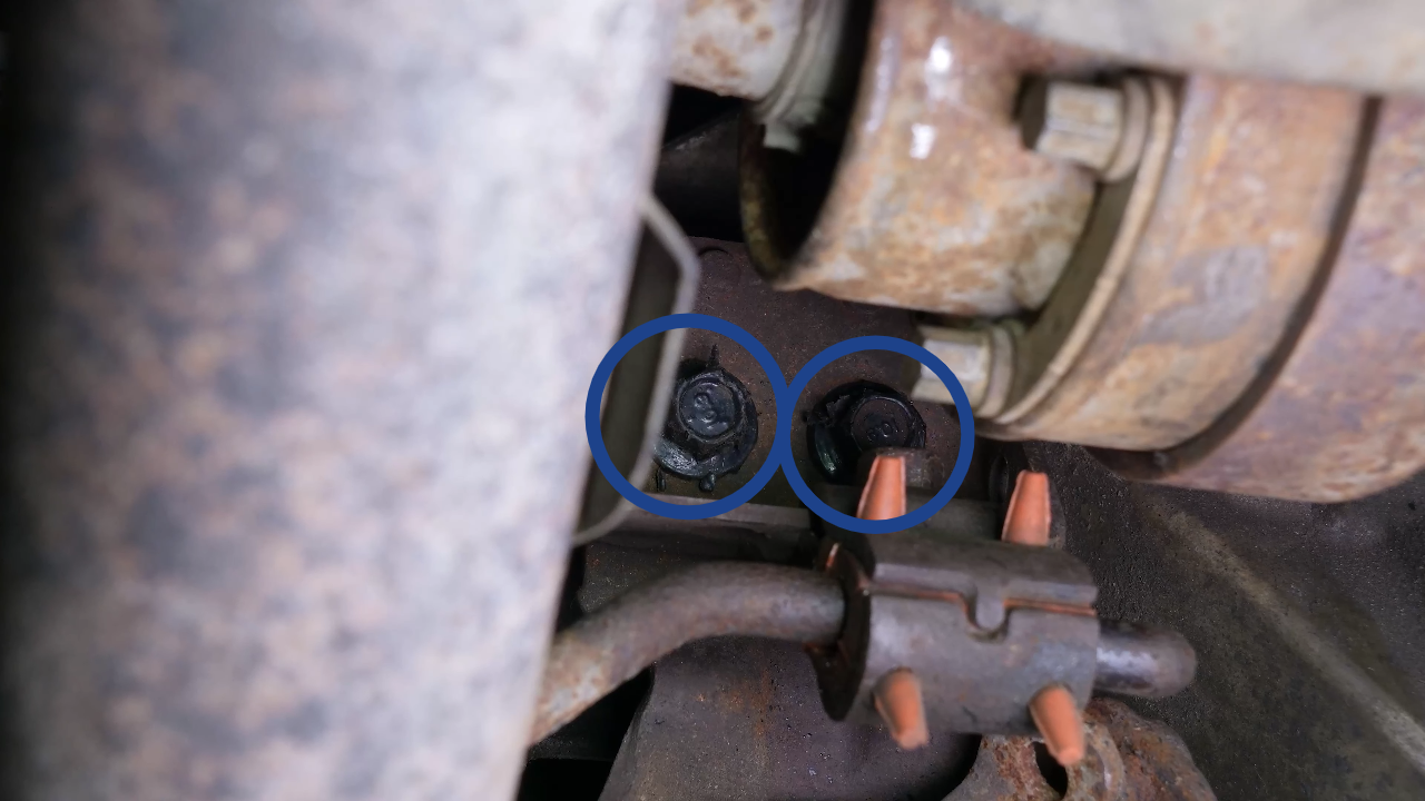 Dévisser le driveshaft