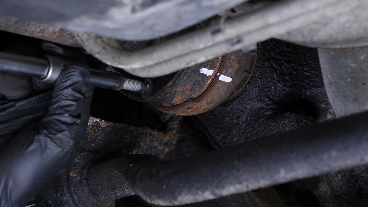 Dévisser le driveshaft