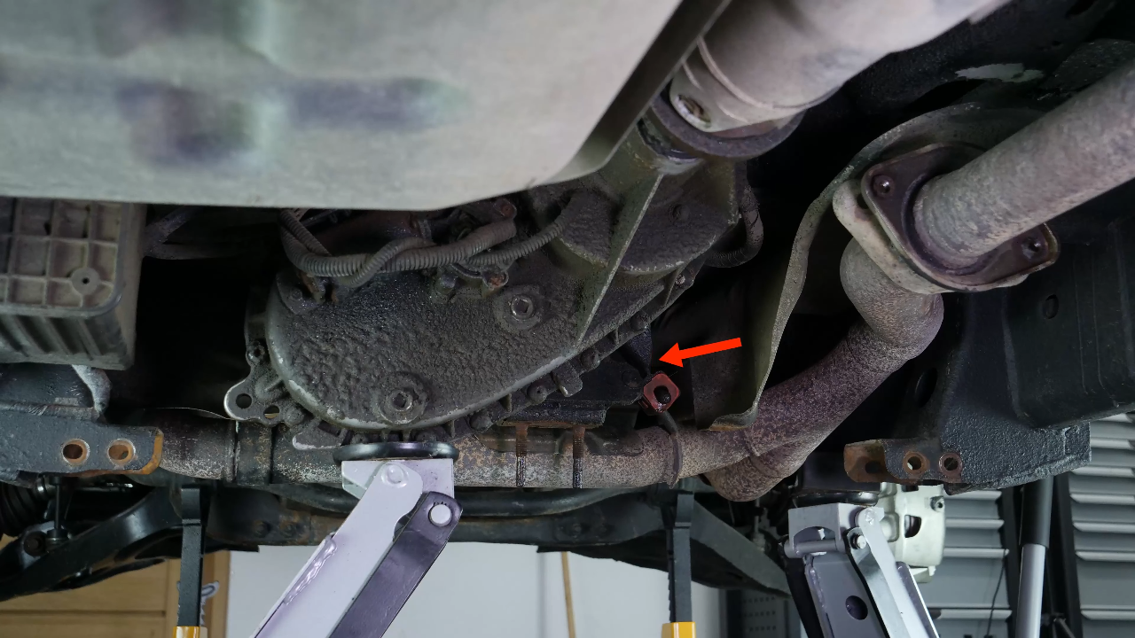 Dévisser le gearbox mount