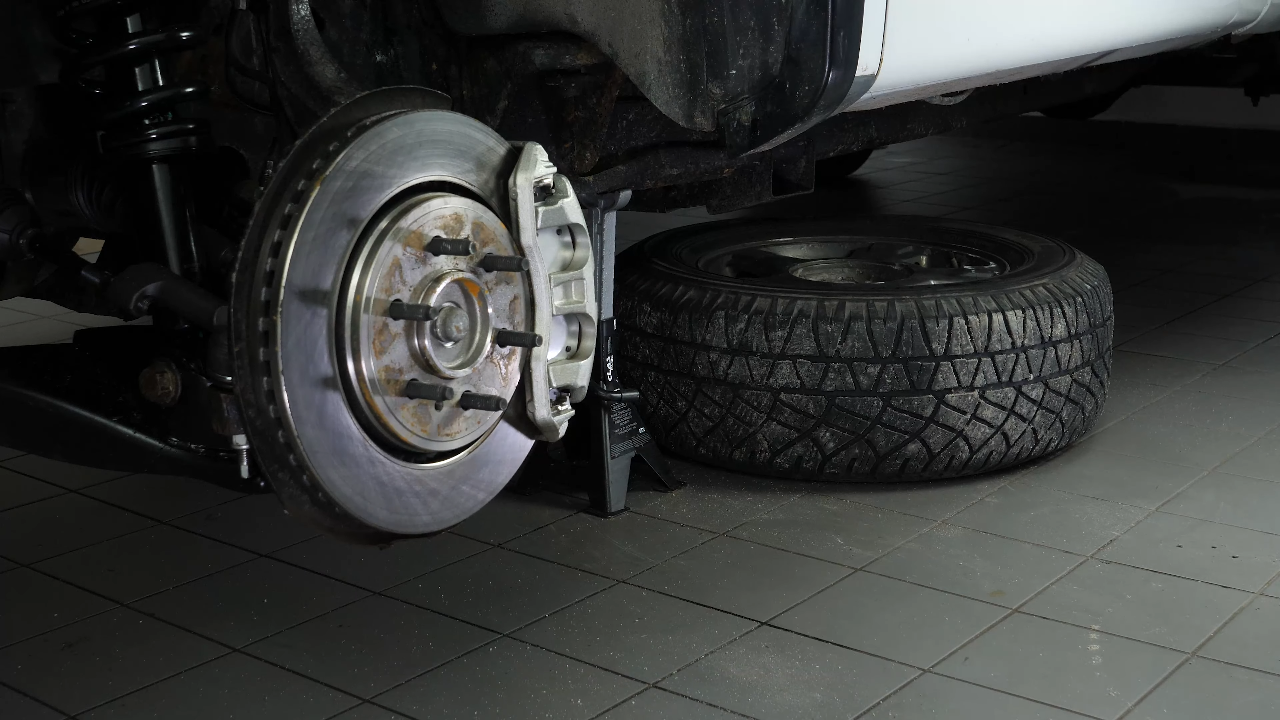 Lift the vehicle