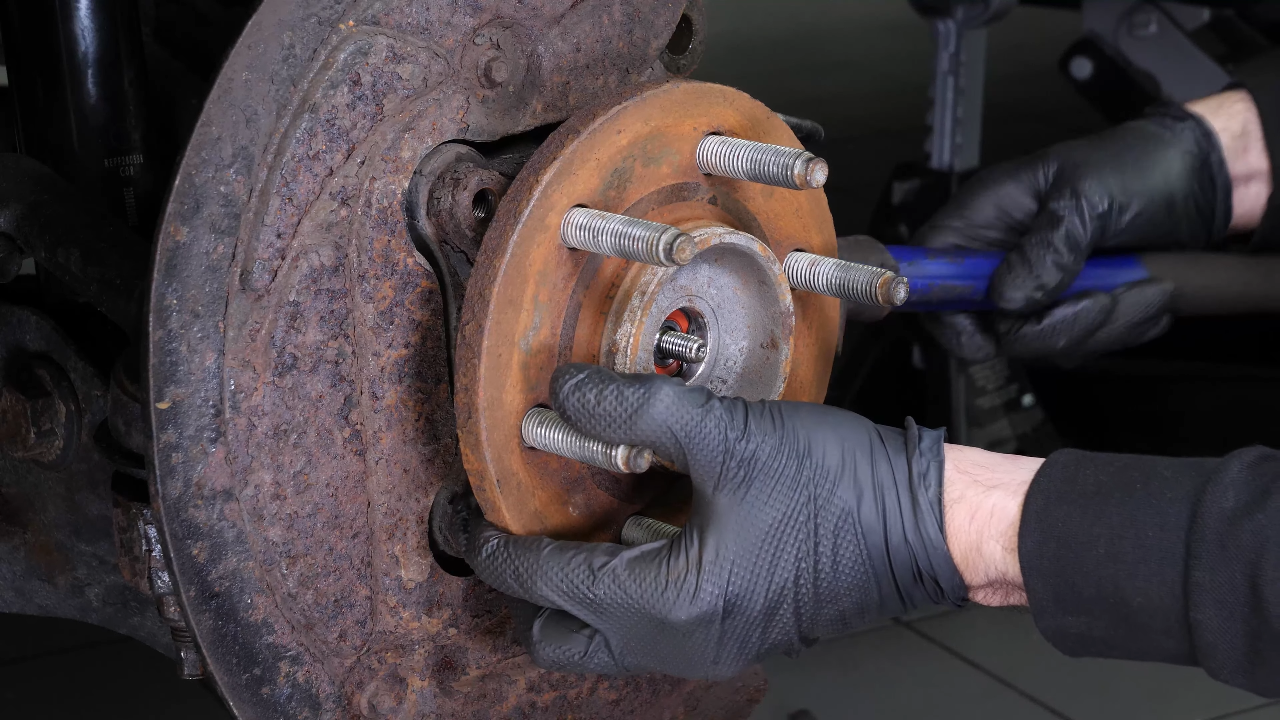 Remove the wheel hub