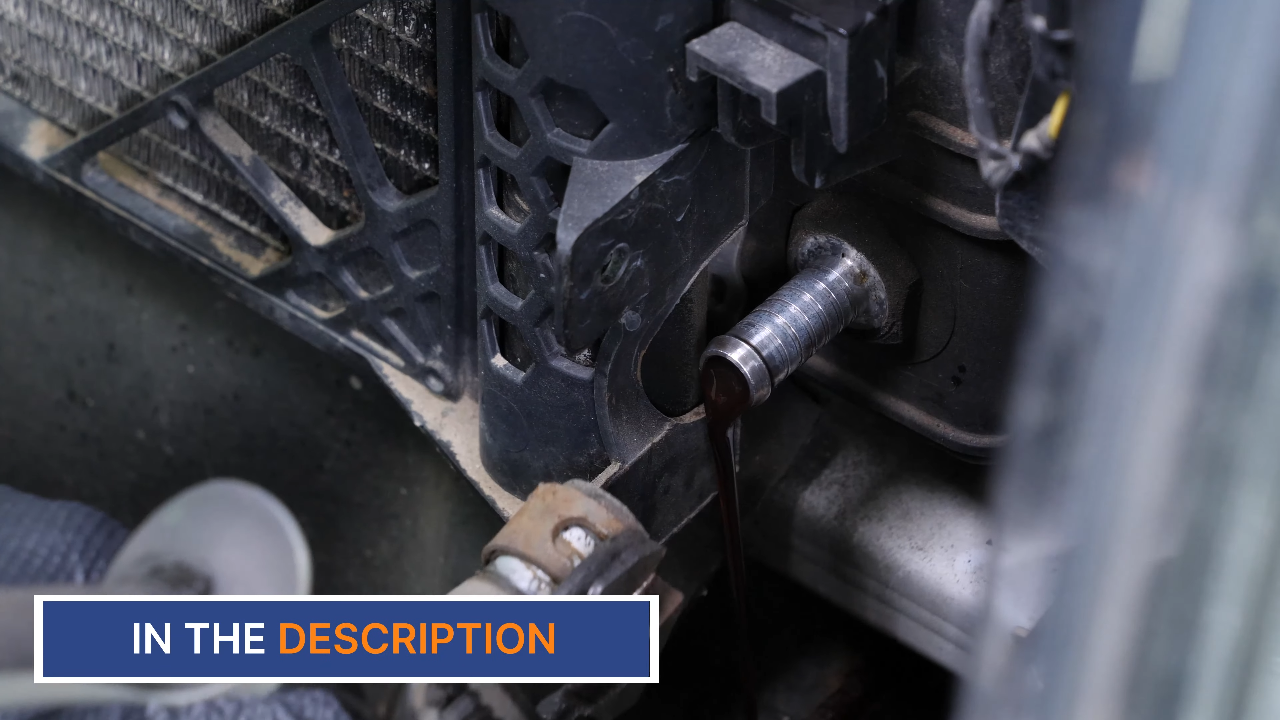 Unclip the air conditioning condenser from the radiator