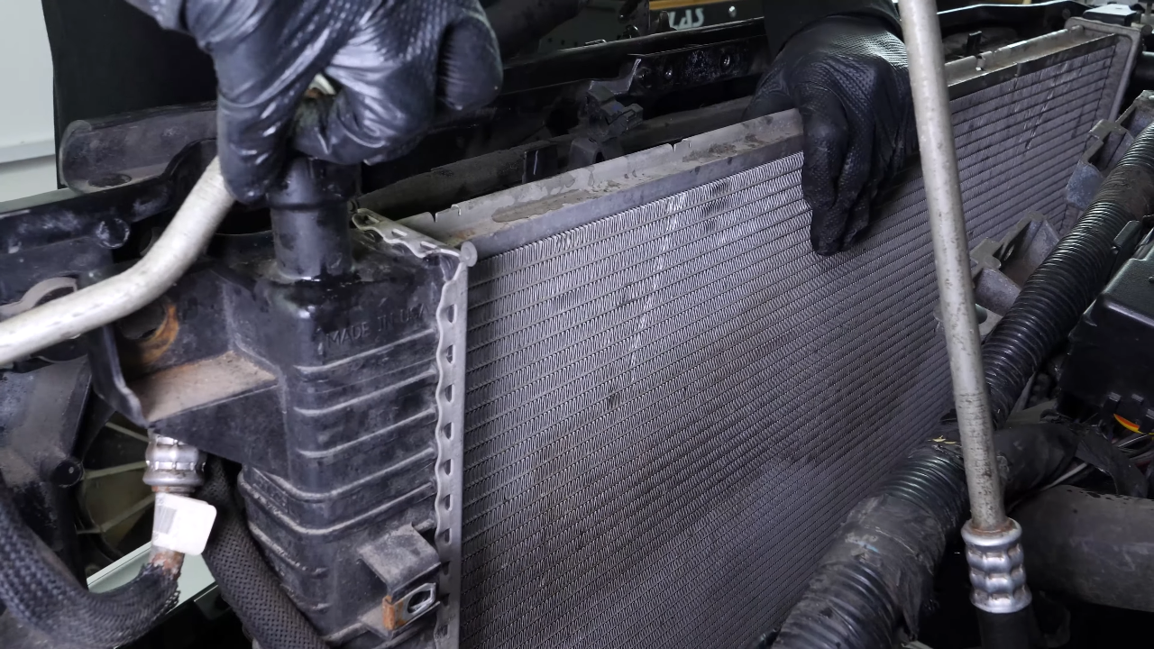 Remove the radiator