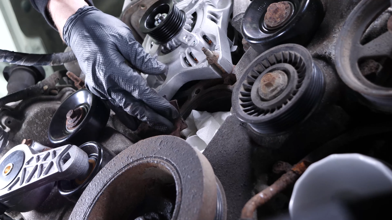 Clean the gasket surface