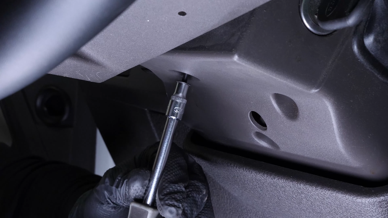 Remove the top steering column cover