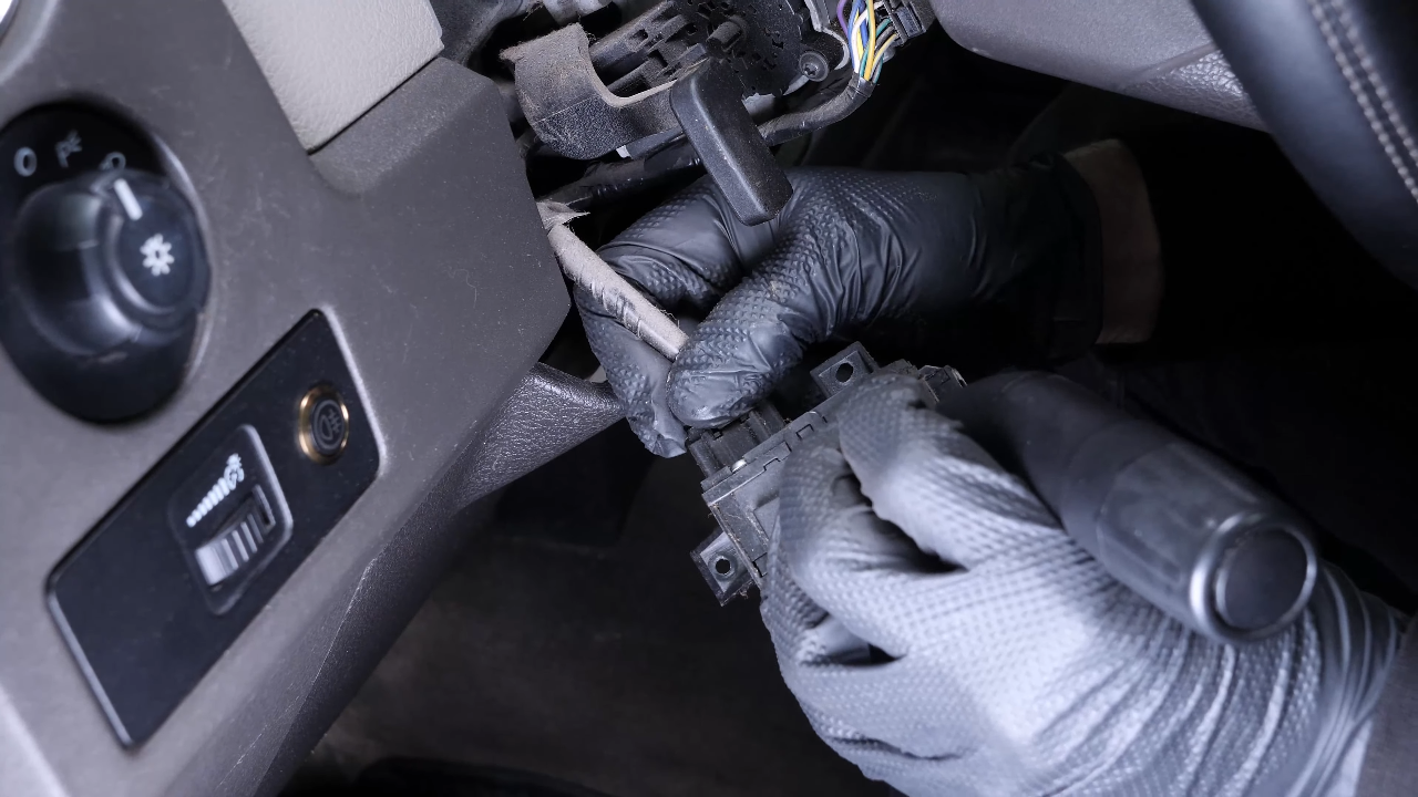 Remove the turn signal switch