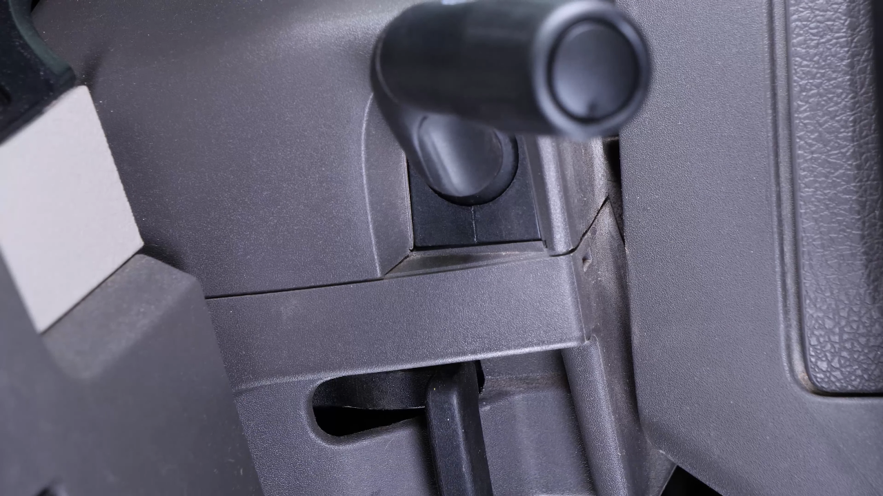 Put the lower steering column cover back