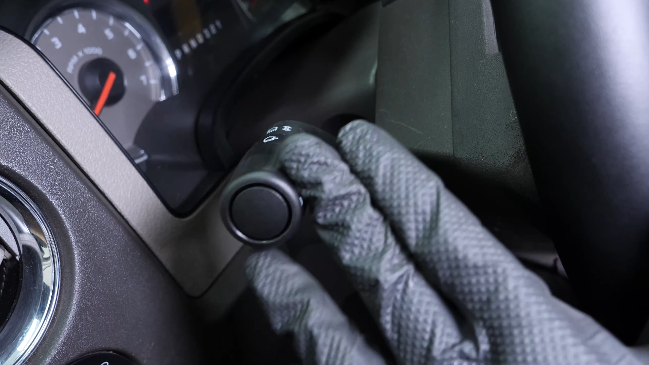 Put the lower steering column cover back