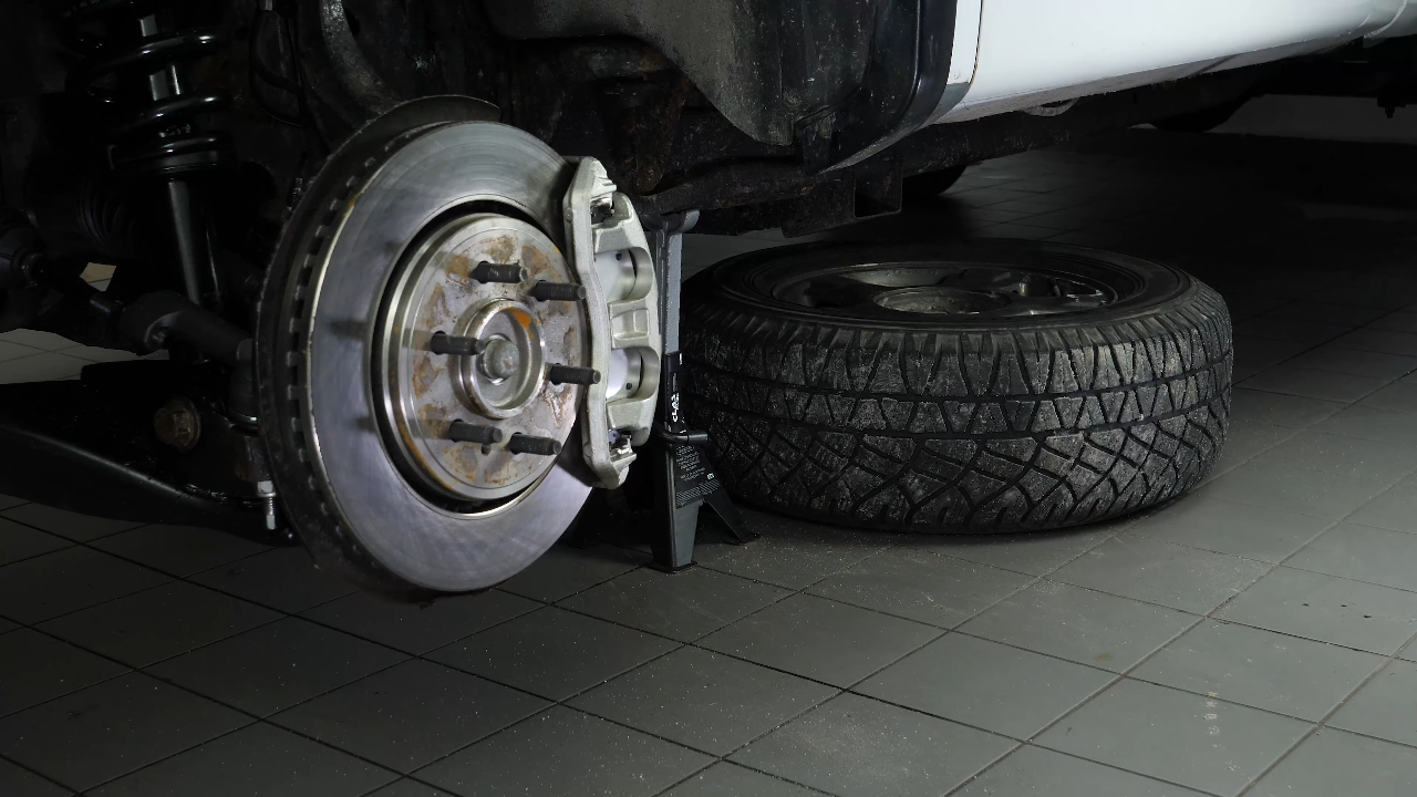 Lift the vehicle