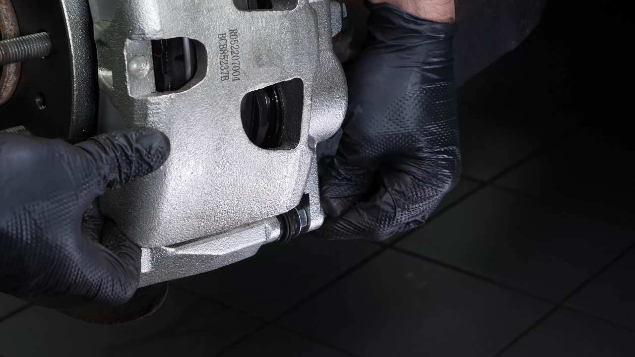 Replace the brake caliper