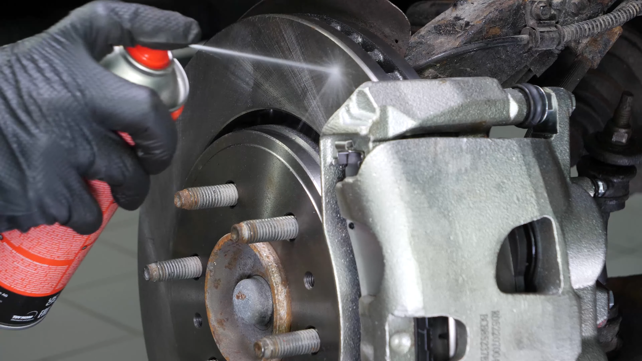 Bleed the brake fluid system