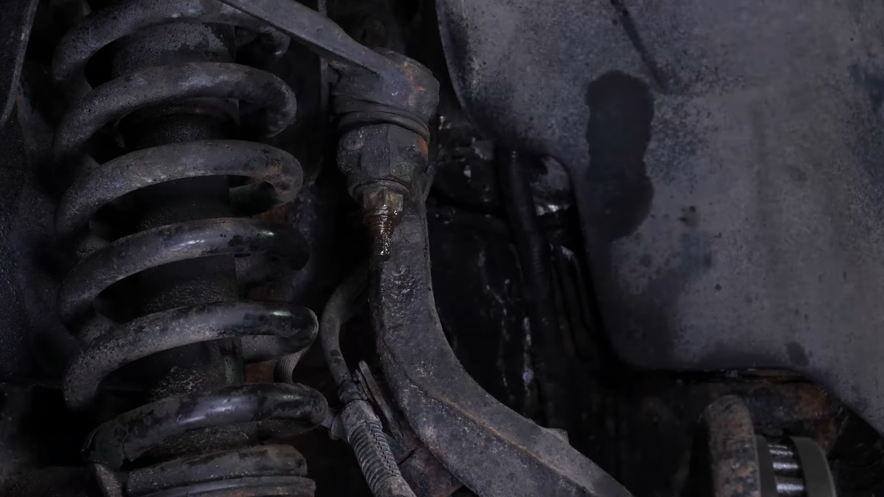 Remove the control arm ball joint
