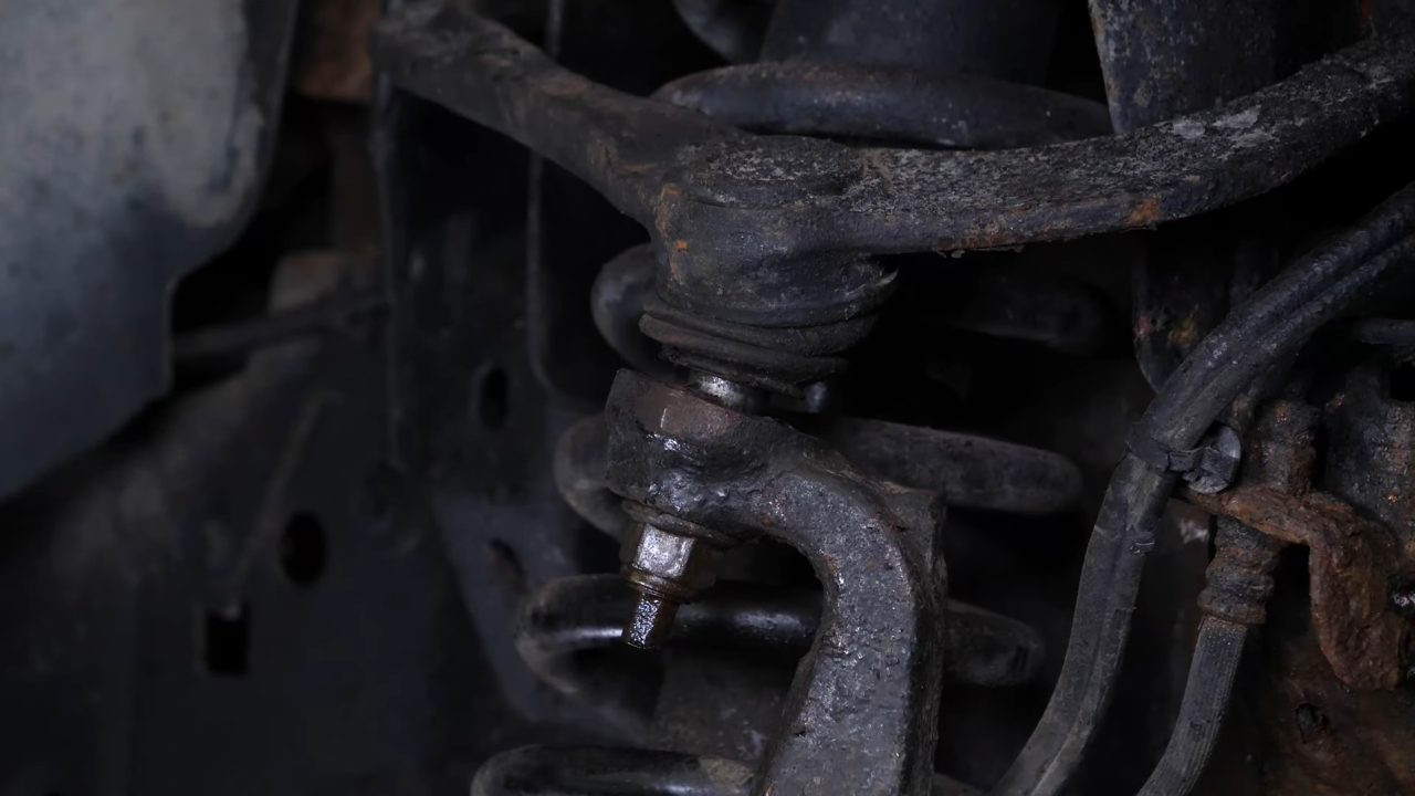 Remove the control arm ball joint