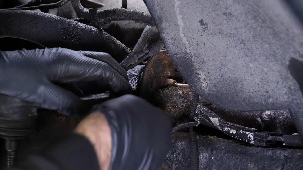 Remove the upper control arm