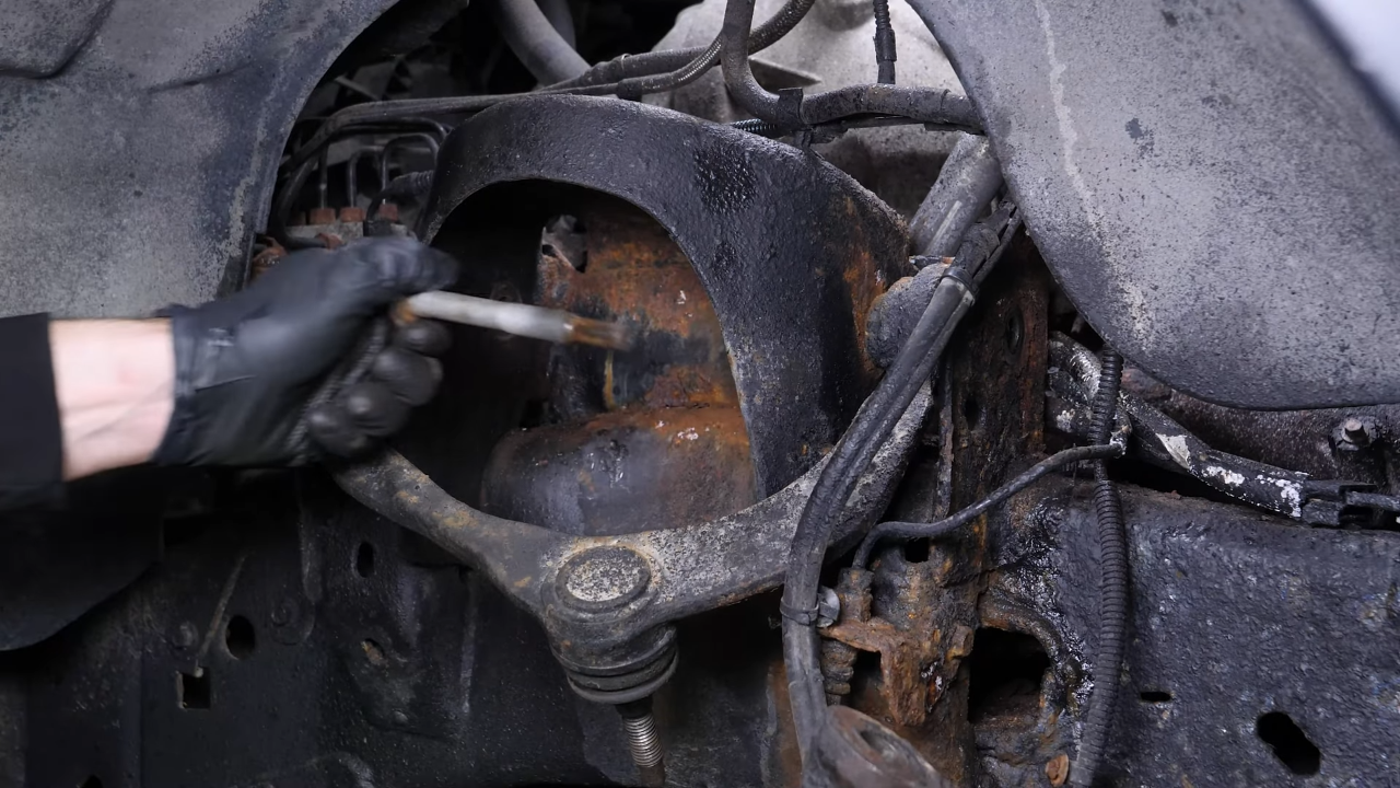 Remove the upper control arm