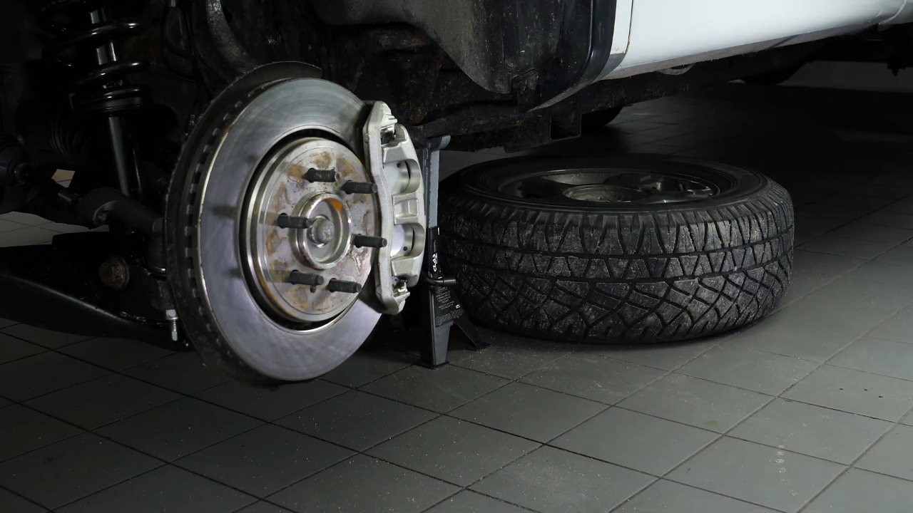 Lift the vehicle